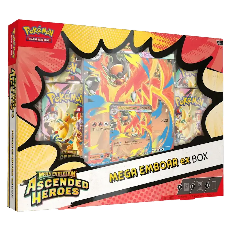 Ascended Heroes: Mega Emboar ex Collection Box