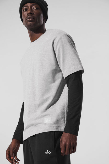 Double Take Short Sleeve - Athletic Heather Grey