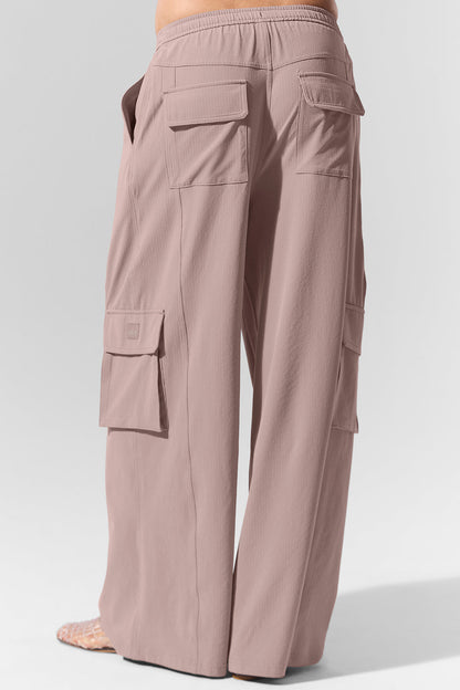 Dreamscape Cargo Wide Leg Pant - Taupe